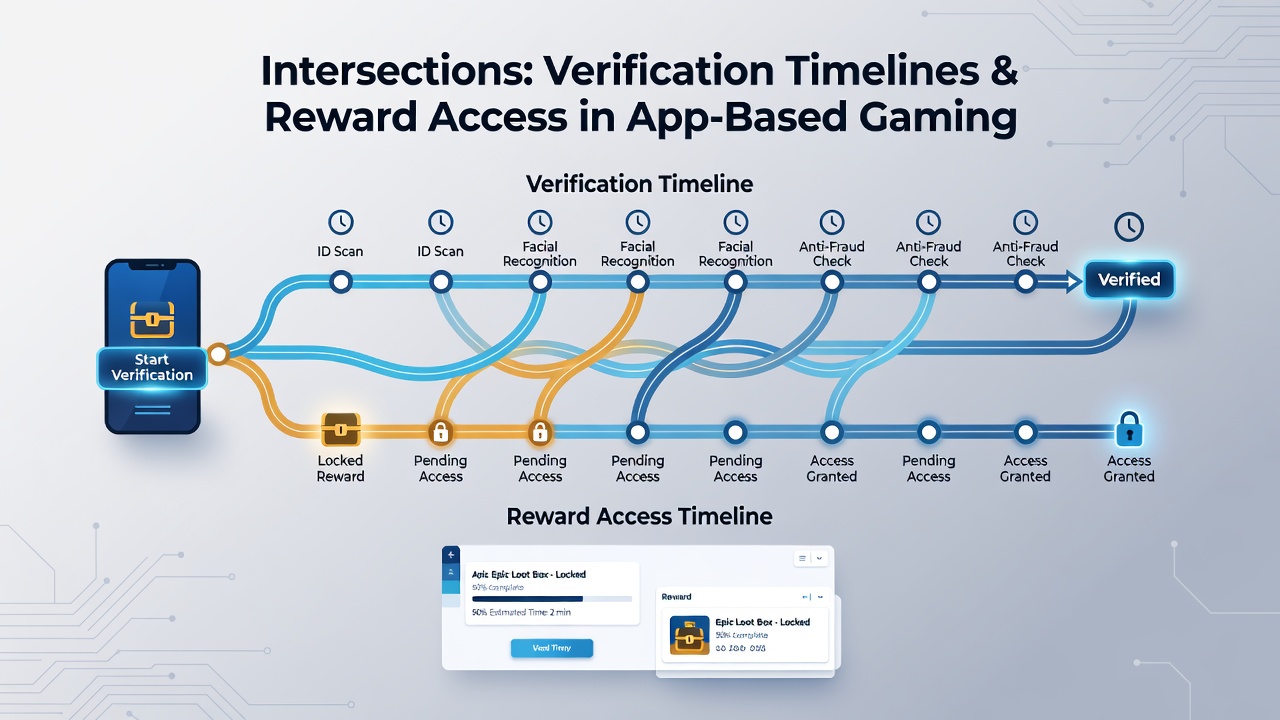 Diagram van gegevensintegratie tussen verificatie en beloningen in gaming apps